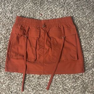 Orange skirt